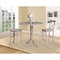 International Concepts Round 42 in Rd Pedestal Bar Height Table, 2 Bar Height Stools, Washed Gray Taupe, 42 W, 42 L, Wood K09-42DPT-S6133-2 - alternate 5